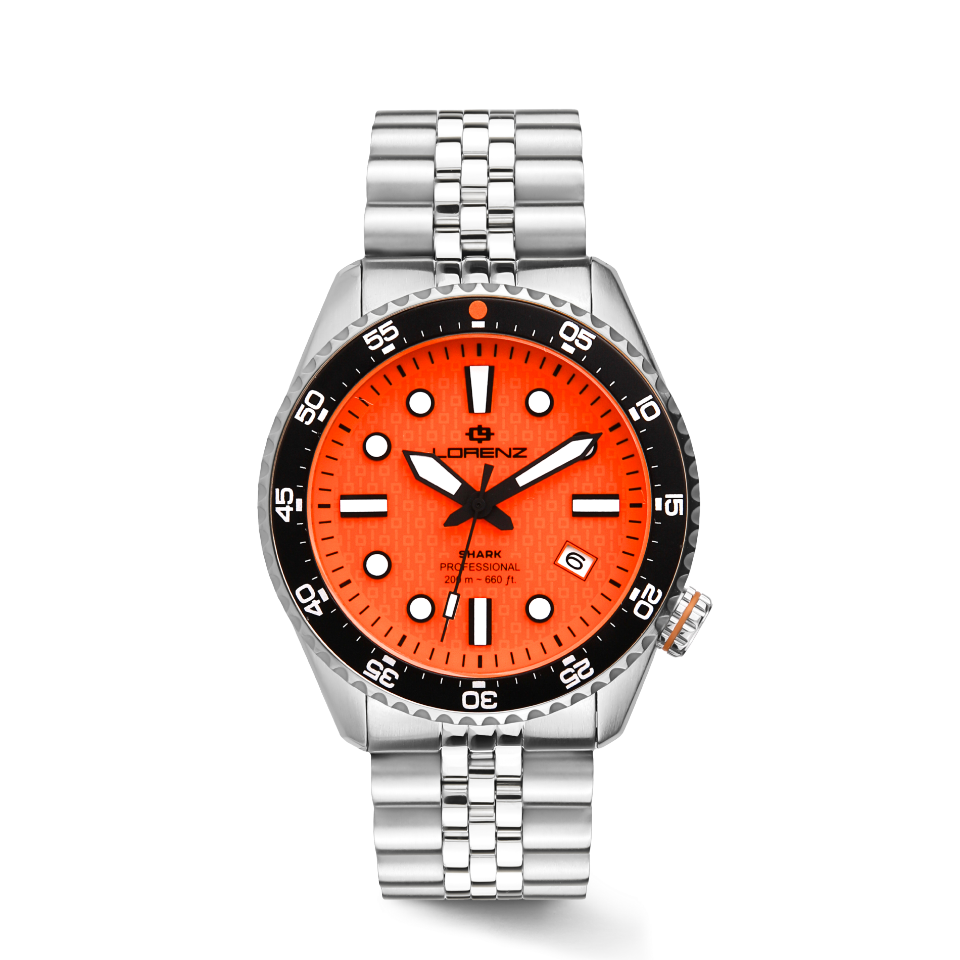 Lorenz Shark 5 030255OR – 200m Automatic Diving Watch with TM NH35