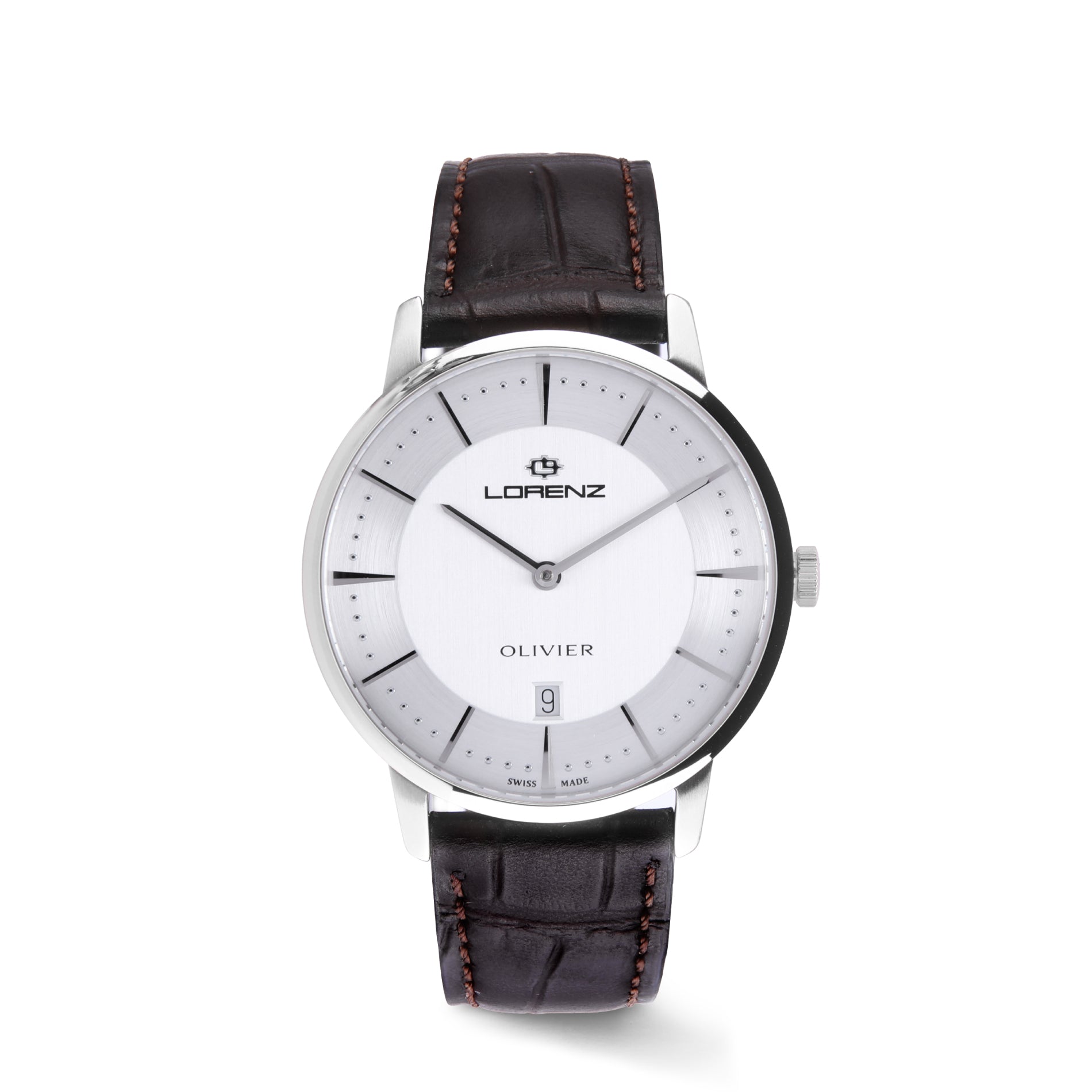 Lorenz Olivier 090016AA – Swiss Made Ultra-Thin Men's Dress Watch
