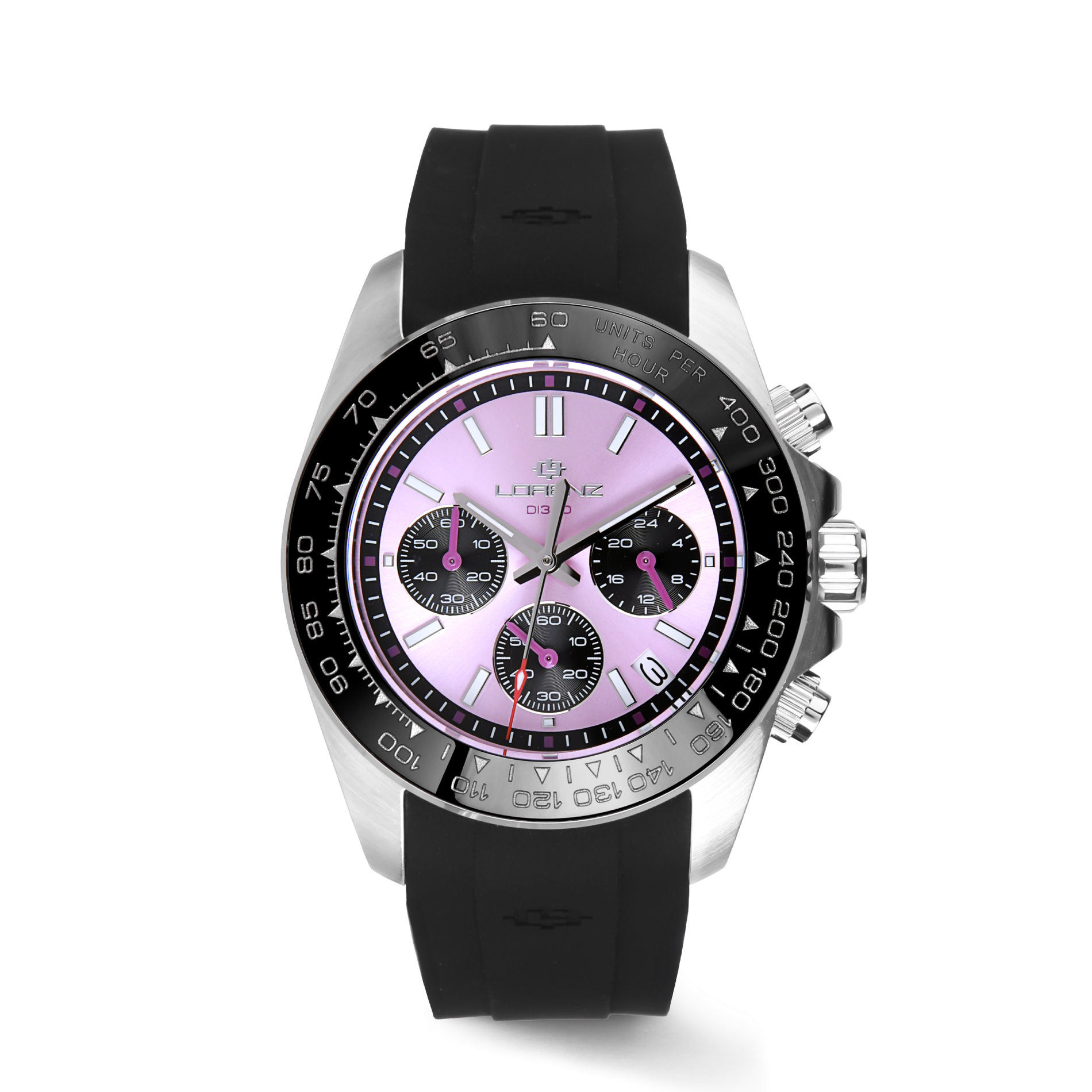 Lorenz Tako 030254NN Orologio Automatico Uomo - Acciaio, Quadrante Verde, Vetro Zaffiro, Sub 100m
