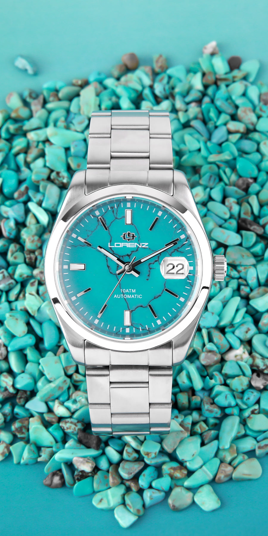 Lorenz Ginevra Lapis Lazuli 030265LA – Unique Automatic Watch with